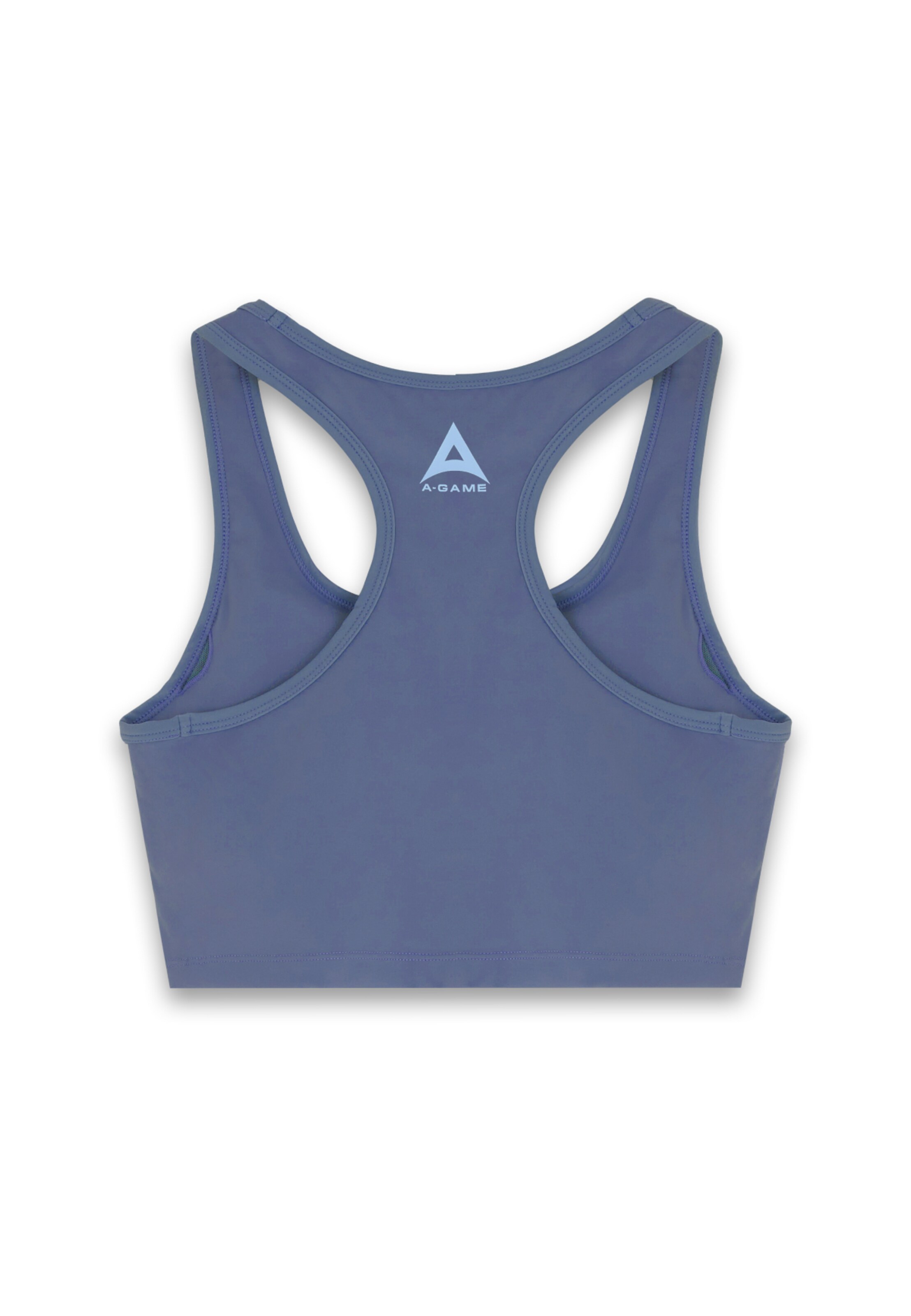 Bustier Soutien-gorge de sport A-Game en bleu : derrière