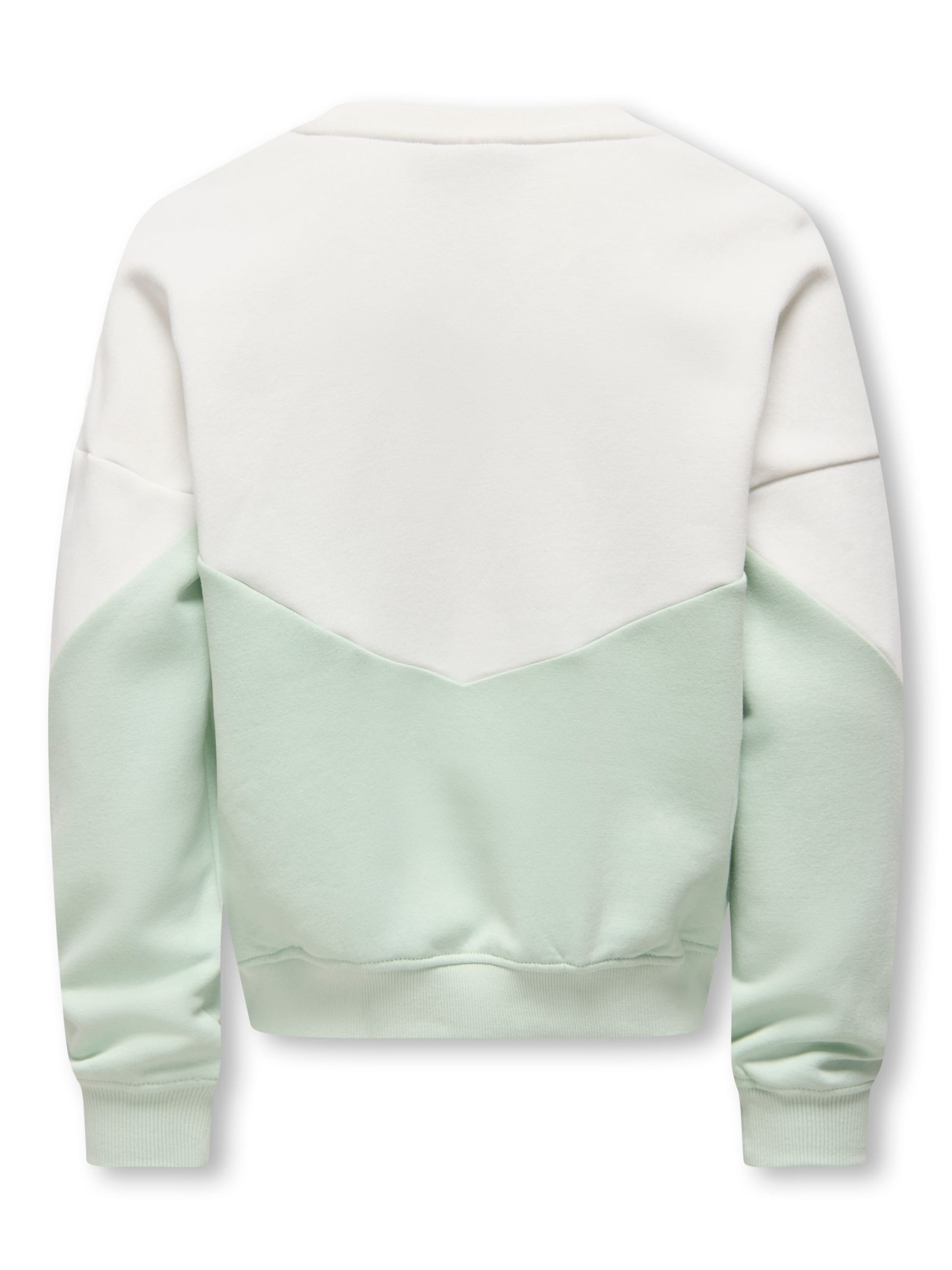 ONLY GIRLS - Sudadera 'KOGRuna-Mena' en blanco