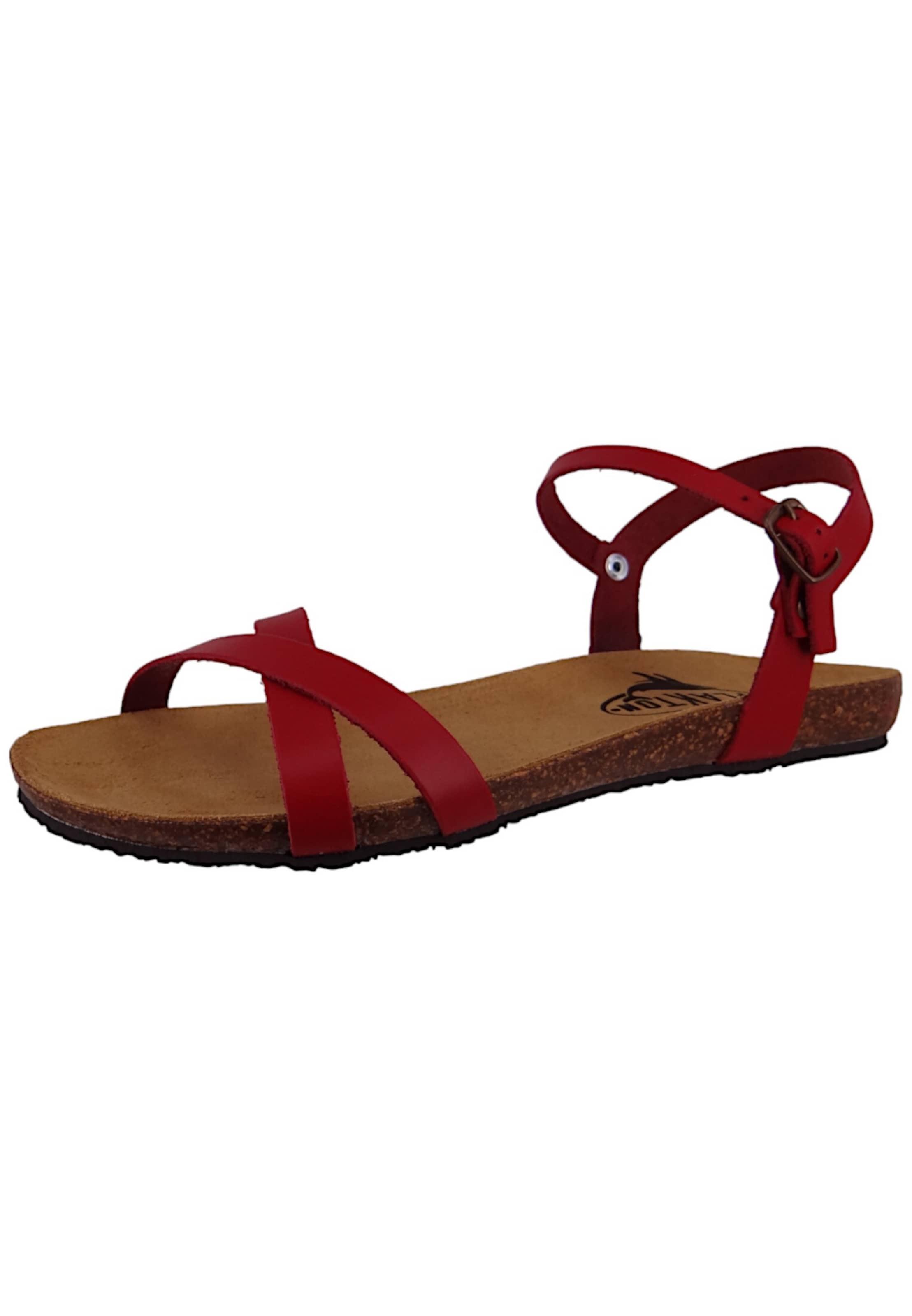 Sandales à lanières 'Mam Data Napa' Plakton en rouge : devant