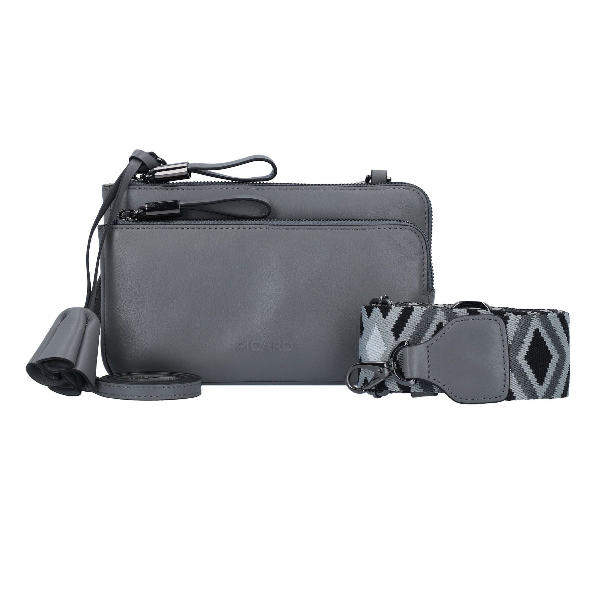 Sac à bandoulière 'Bella' Picard en gris