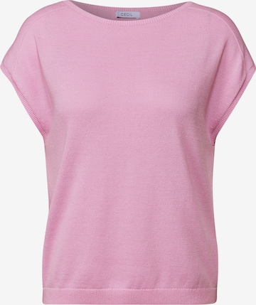 CECIL Pullover in Pink: Vorderseite