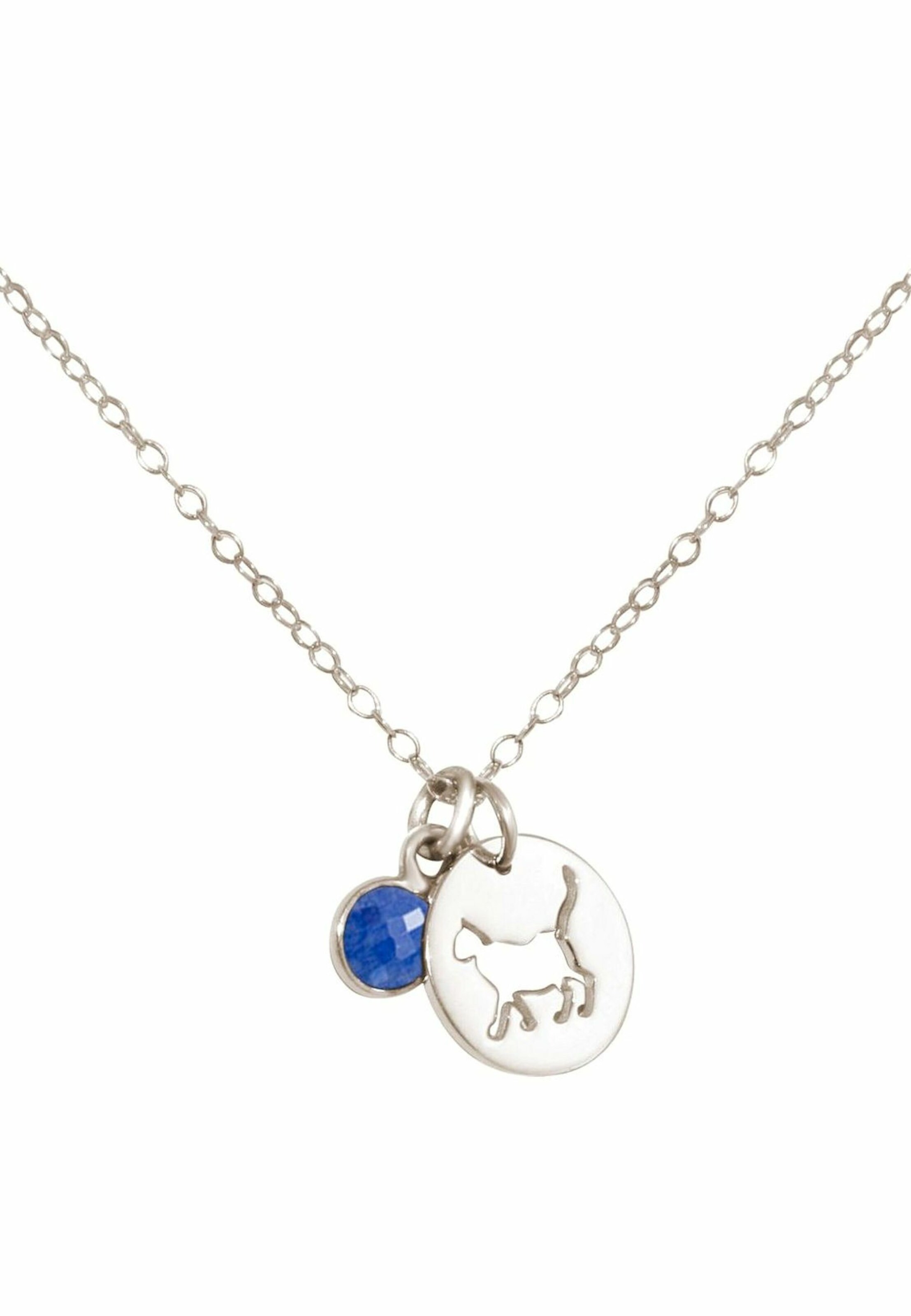 Frauen Schmuck Gemshine Kette 'Katze' in Silber - KN51926 Frauen Schmuck Gemshine Kette 'Katze' in Silber - KN51926