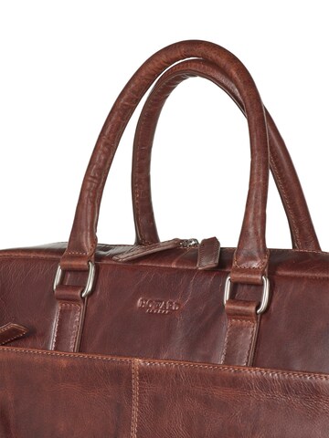 Borsa per laptop 'Laptop Business Bag Carter Brown' di Howard London in marrone