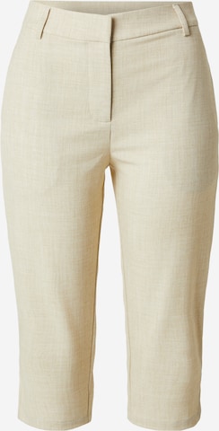 The Base Theory Slimfit Housut värissä beige: etupuoli