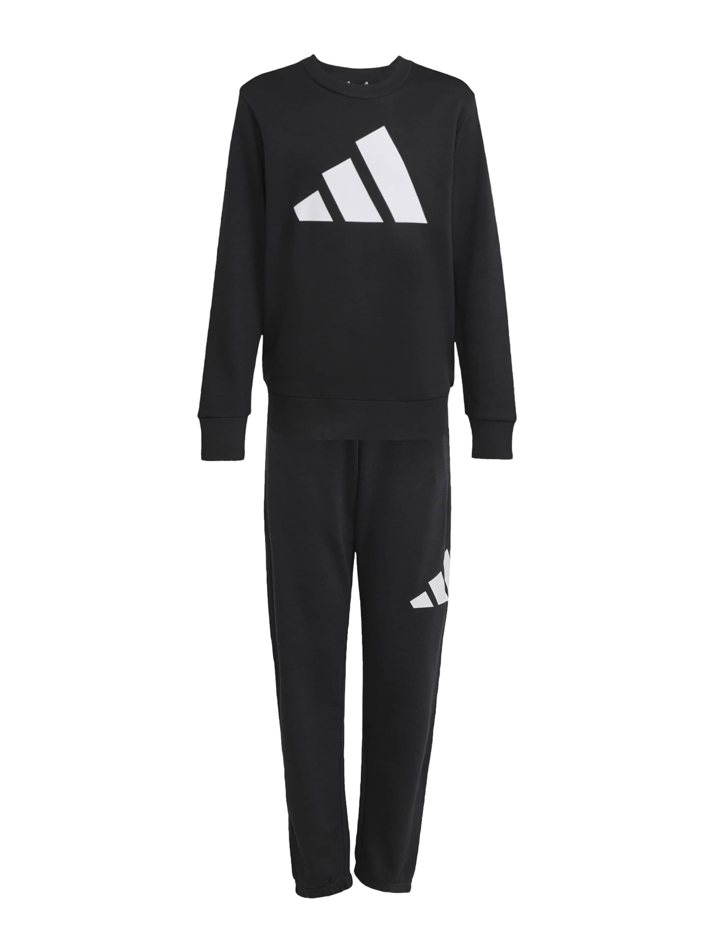 ADIDAS SPORTSWEAR Treenipuku värissä musta: etupuoli