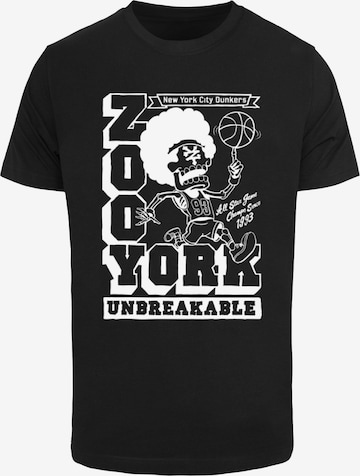 ZOO YORK T-Shirt 'Funky Balling' in Schwarz: Vorderseite
