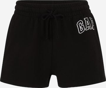 Gap Petite - Regular Calças 'HERITAGE' em preto: frente