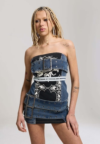 Ed Hardy Платье в Синий: спереди