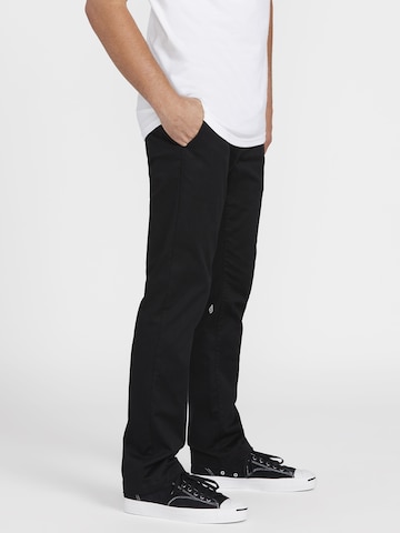 Volcomregular Chino hlače 'Frickin Modern Stret' - crna boja