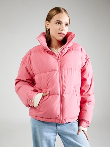 Veste mi-saison 'JACKET' UNITED COLORS OF BENETTON en rose : devant