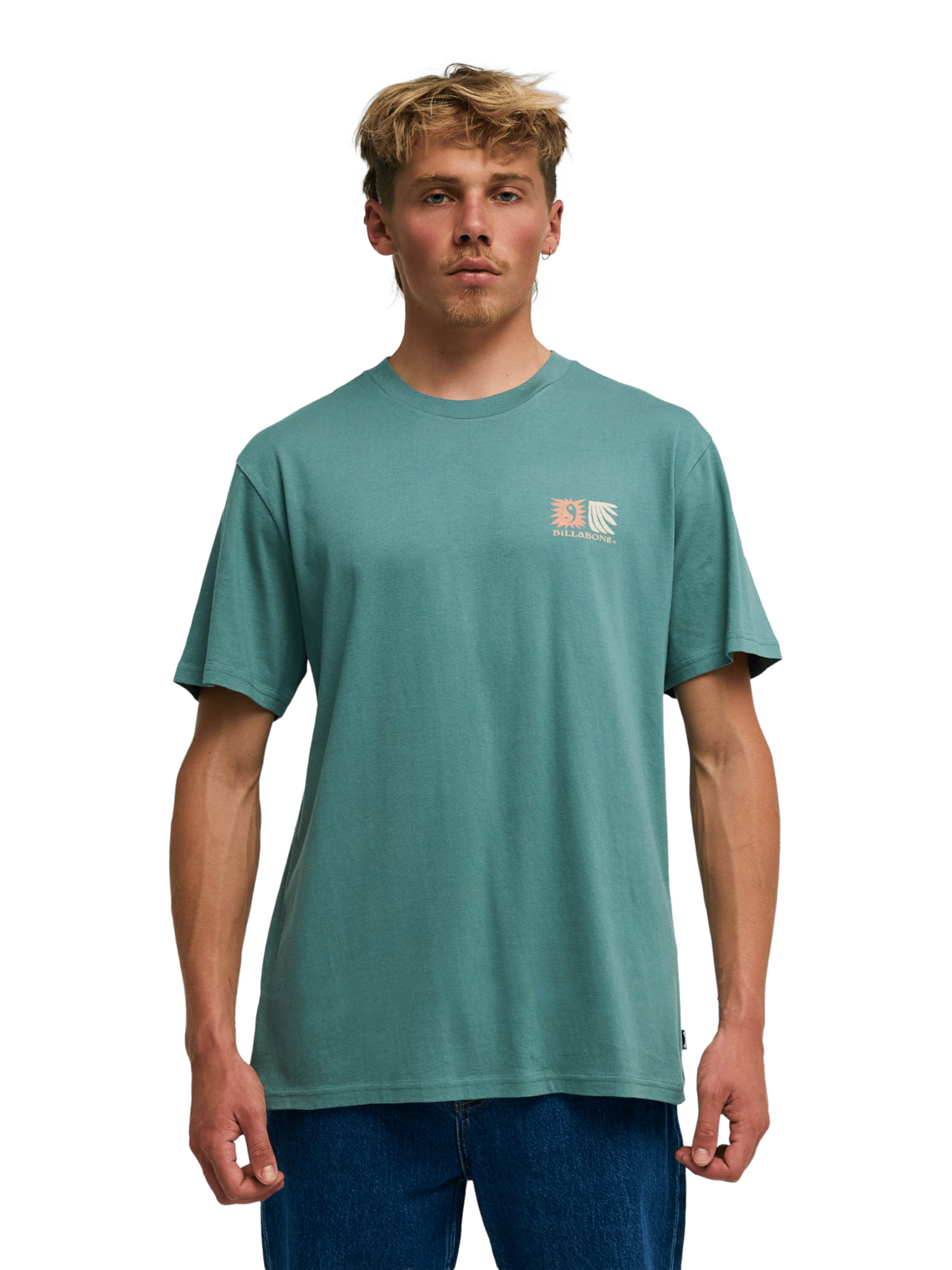 BILLABONG T-shirt 'Surge' i grön: framsida