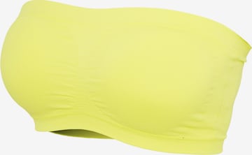 Urban Classics Bandeau Bra in Yellow