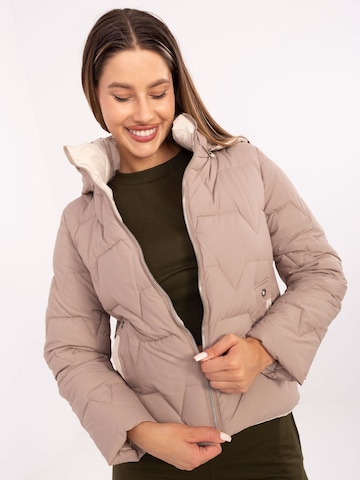 Madnezz House Übergangsjacke in Beige: Vorderseite