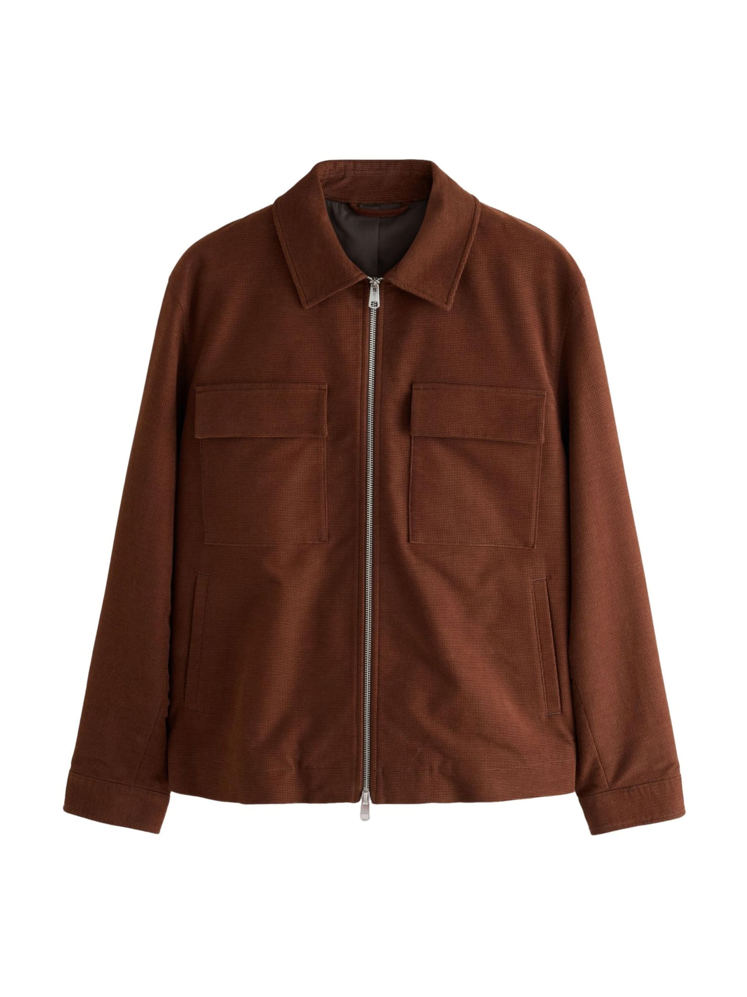 Next Overgangsjakke 'N. Premium' i brun: forside