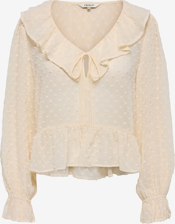 ONLY - Blusa 'ONLISLA' en blanco: frente