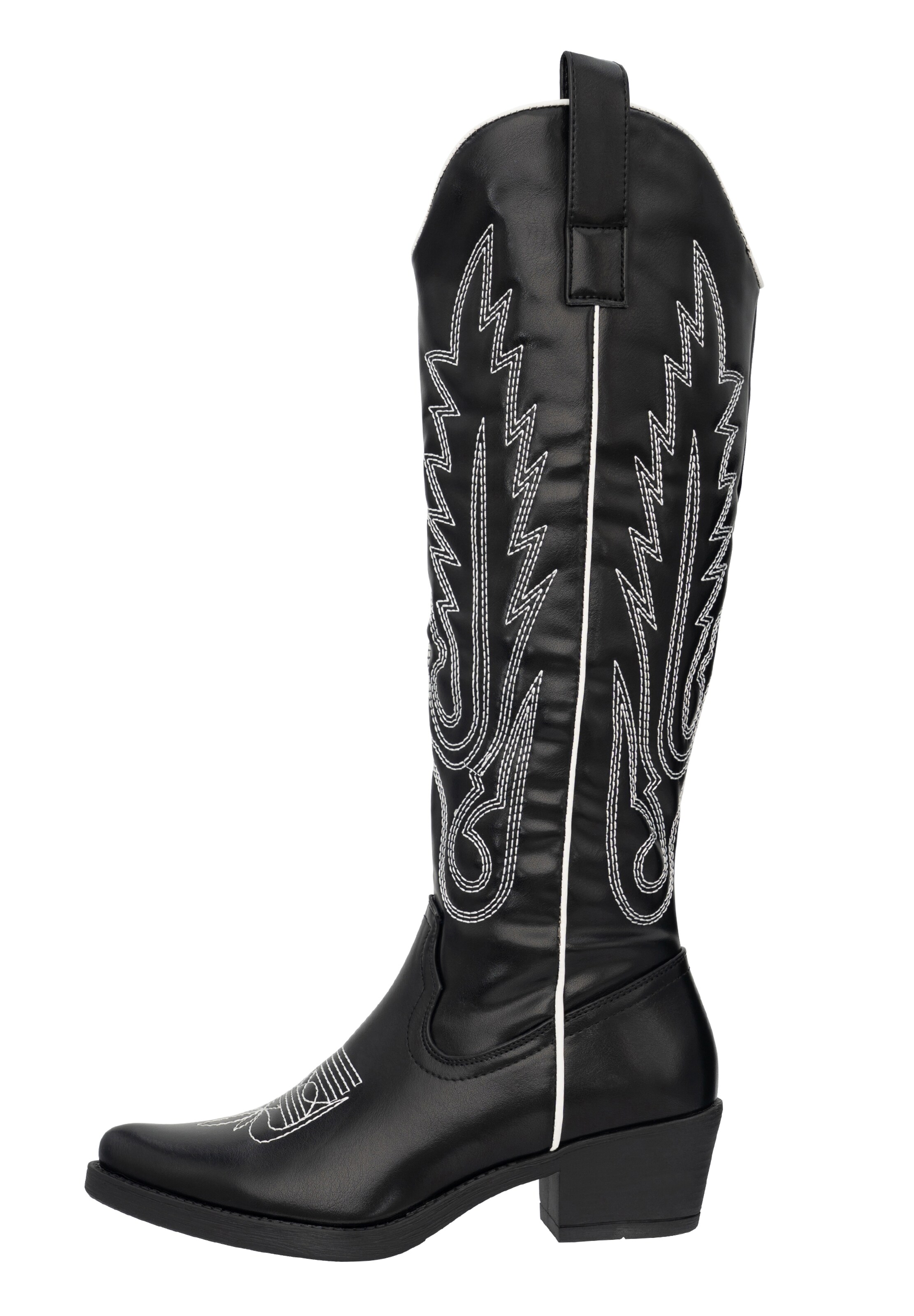 Stivale da cowboy di Salinyang in nero