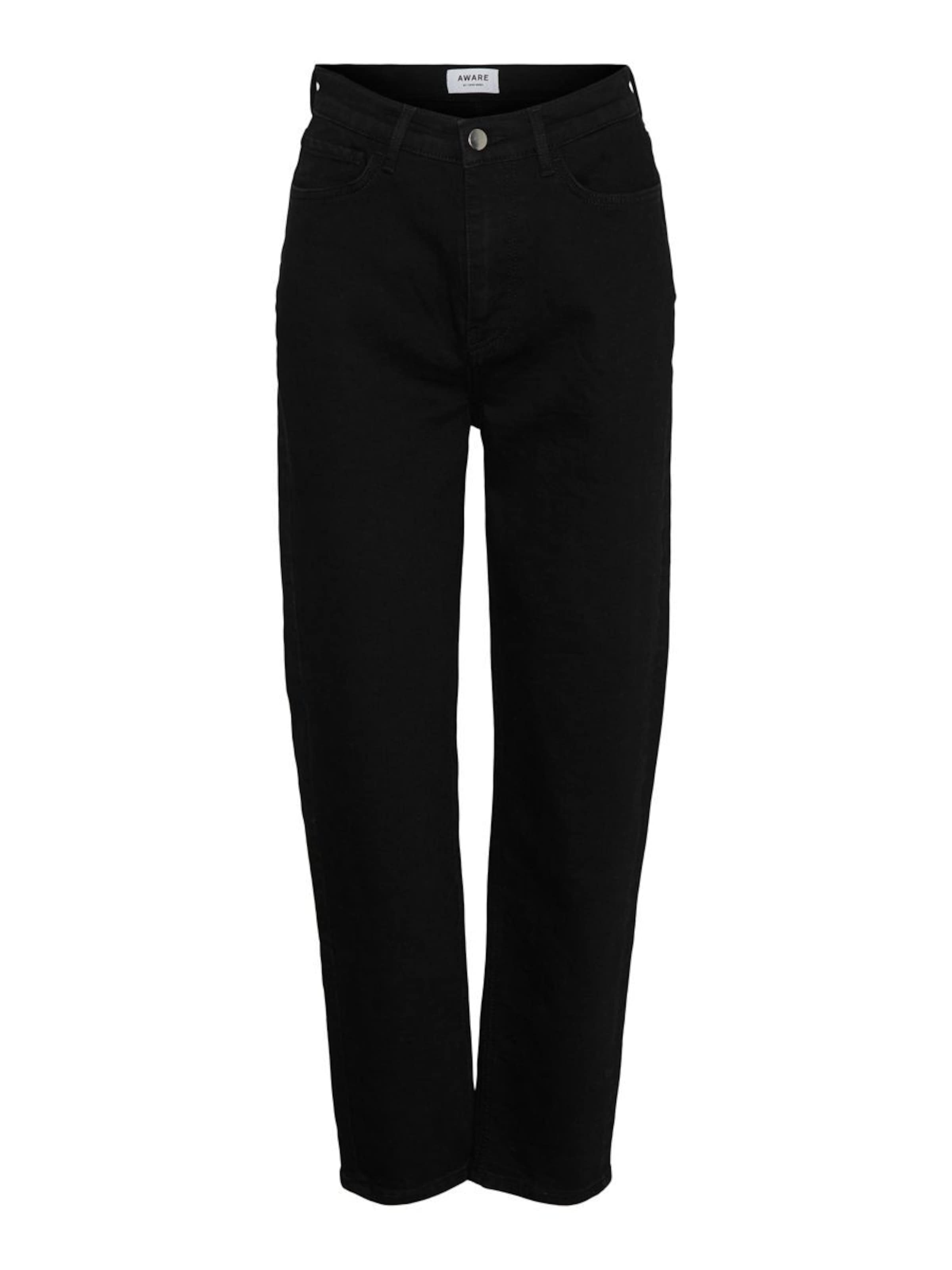 Aware Regular Jeans i svart: framsida