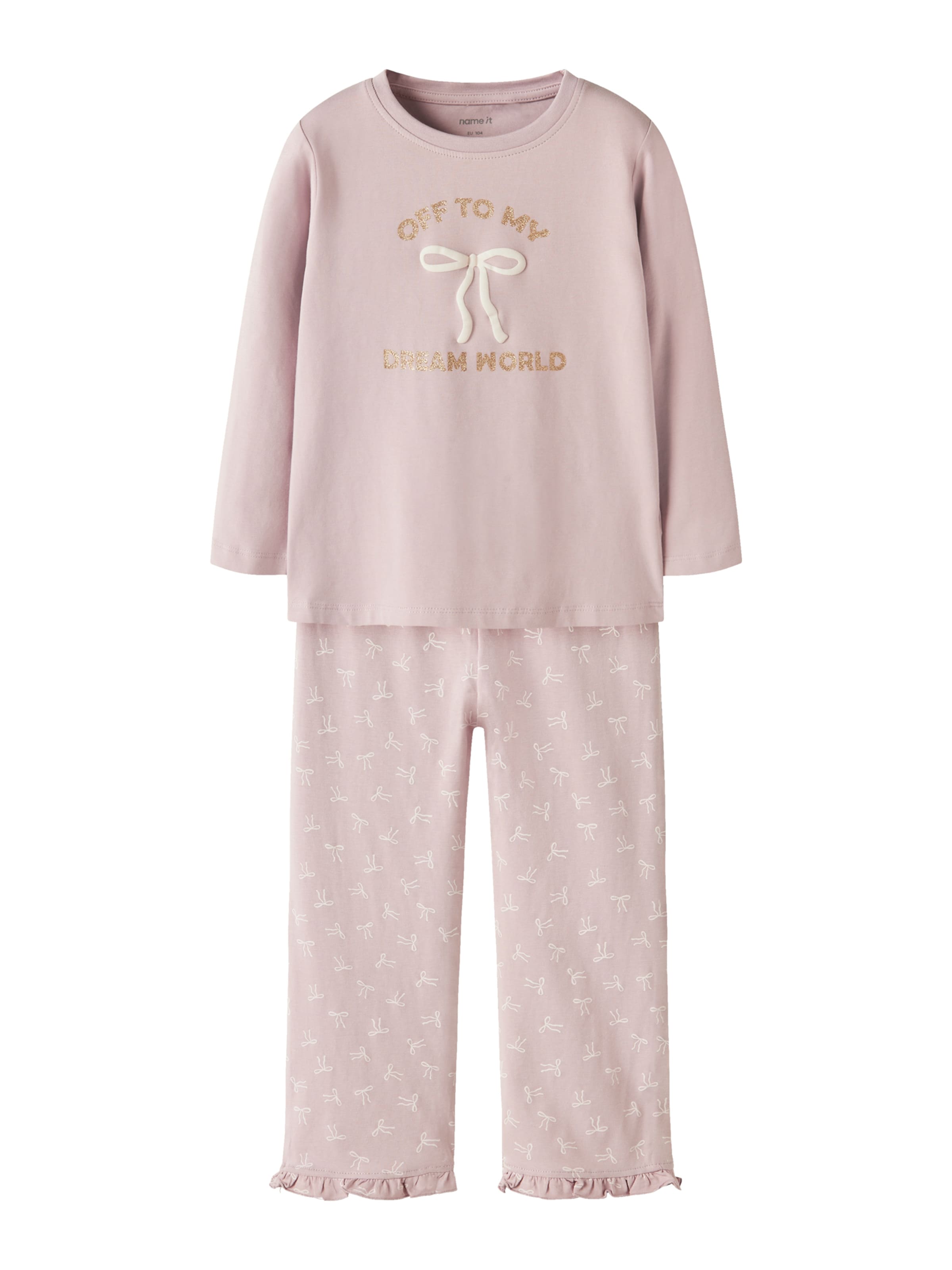 NAME IT Πιτζάμα 'NMFRagna' σε λιλά: μπροστά