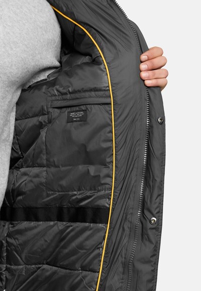 INDICODE JEANS Manteau d’hiver 'Studs' en gris foncé, Vue avec produit