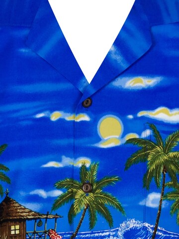 KY's Regular Fit Hemd 'Bike'‌‌‌‌‌‌‌‌‌ in Blau