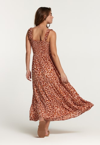 Shiwi Letnia sukienka w kolorze brązowy