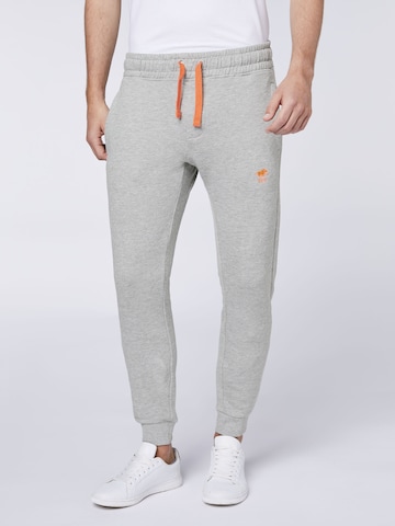 Polo Sylt Tapered Pants in Grey: front