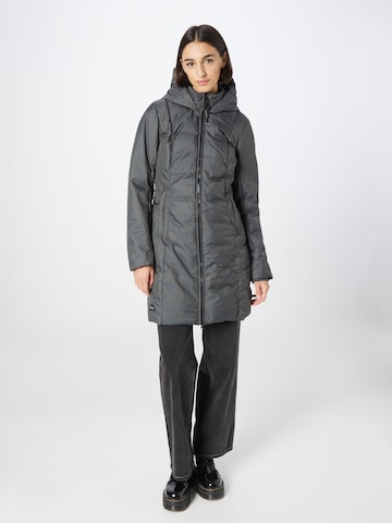 Ragwear Демисезонное пальто 'AMARRI' в Черный: спереди