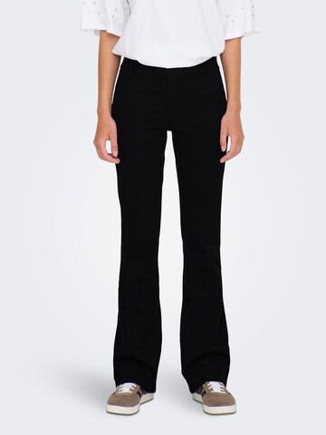 JDY Flared Jeans 'JDYMoon' in Black: front