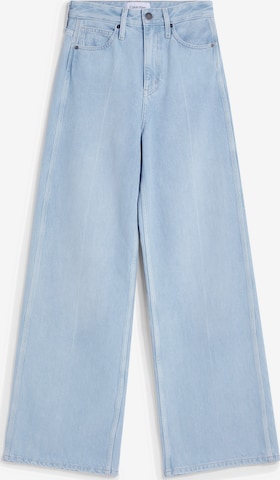 Calvin Klein Wide leg Jeans in Blauw: voorkant