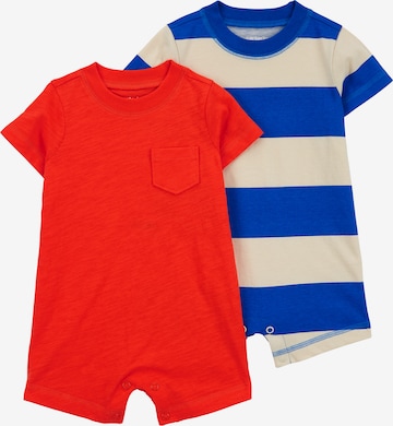 Carter's - Pijama entero/body en azul: frente