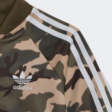 ADIDAS ORIGINALS Sweatsuit 'Camo Sst' in Green