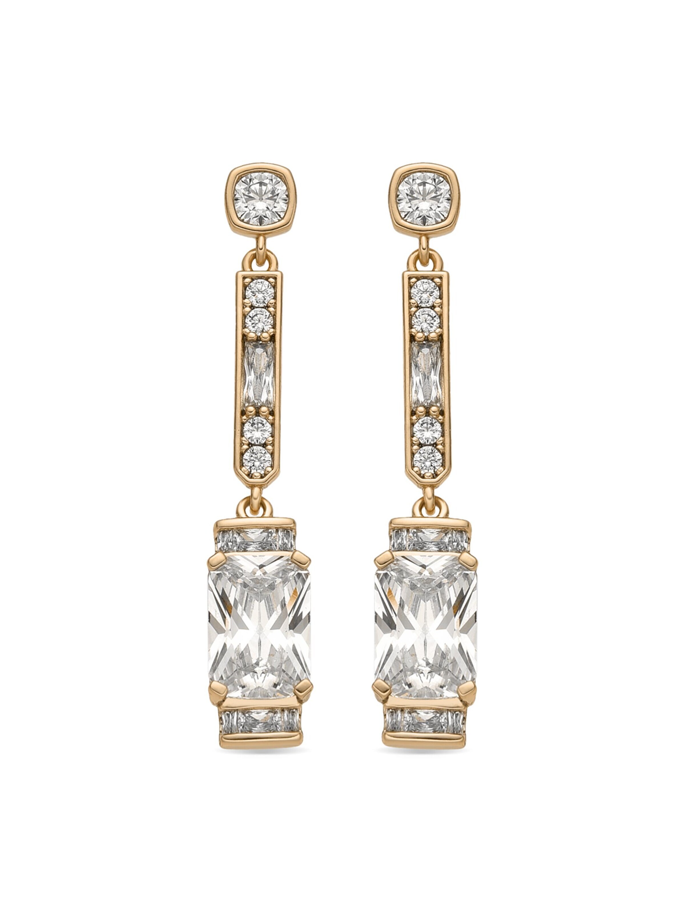 Luxenter Earrings 'Chiuk' in Gold: front