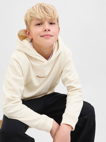 Jack & Jones Junior Sweatshirt 'JORNORREBRO' in White