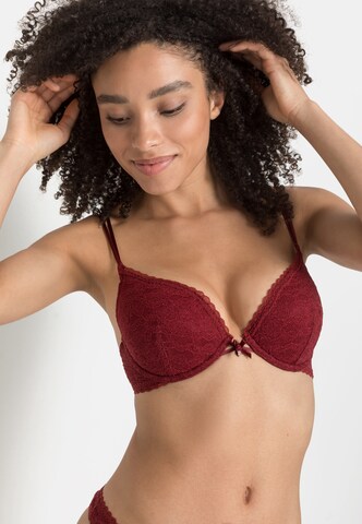 Push-up Reggiseno di s.Oliver in rosso: frontale