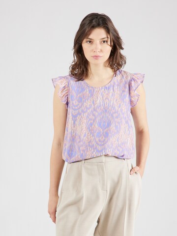 ONLY Blouse 'Ann' in Lila: voorkant