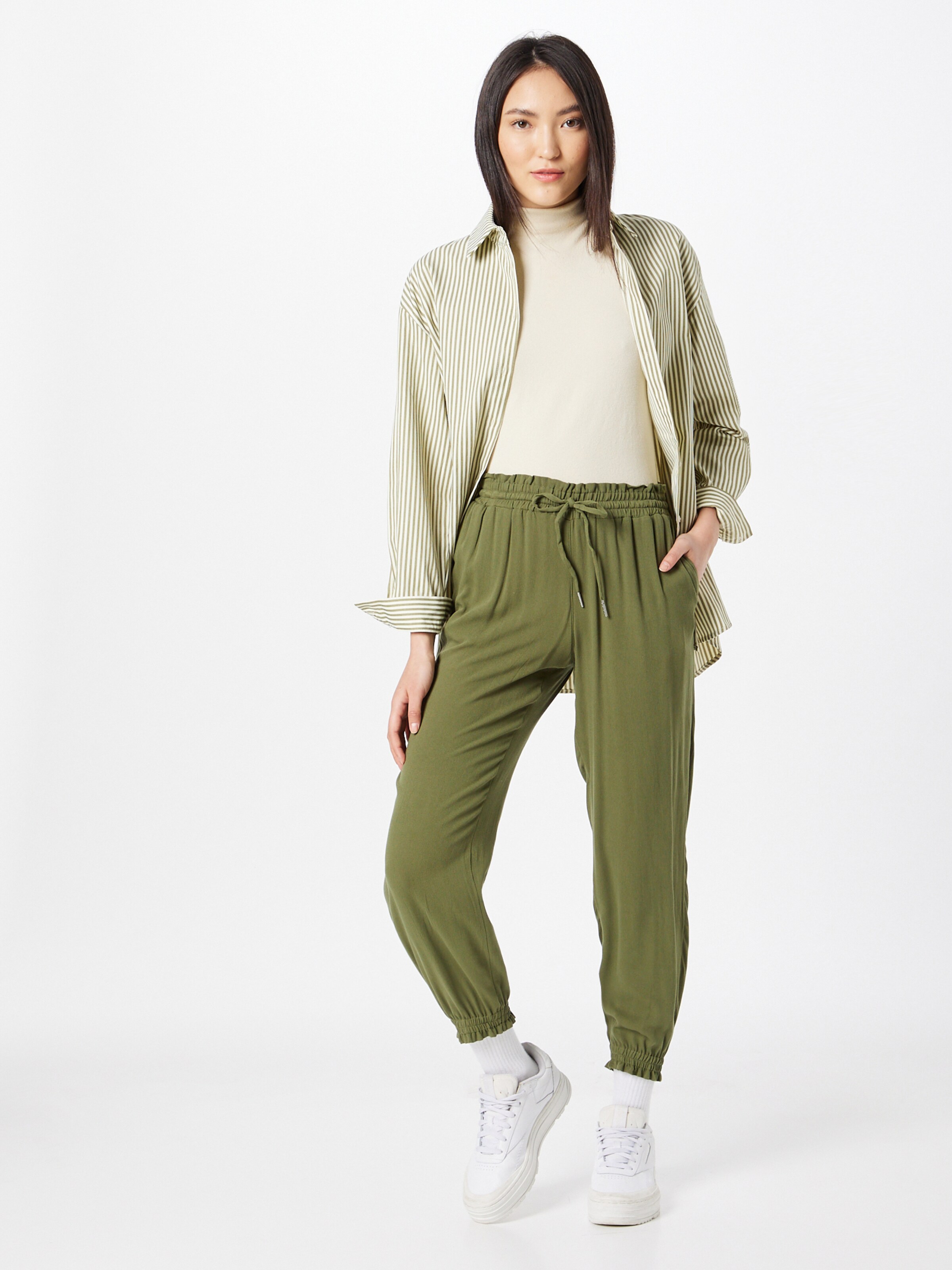 Frauen Große Größen TOM TAILOR DENIM Hose in Oliv - JH94990 Frauen Große Größen TOM TAILOR DENIM Hose in Oliv - JH94990