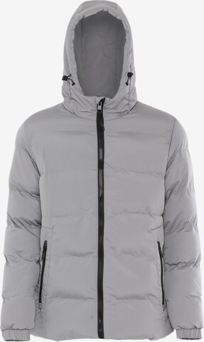 Veste d’hiver Yuka en gris : devant