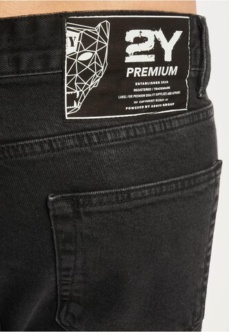 2Y Premium Loose fit Jeans 'Kjell' in Black