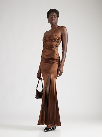 Robe de soirée 'ELANA' WAL G. en marron