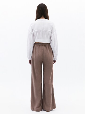 OXXO Wide Leg Hose in Grau