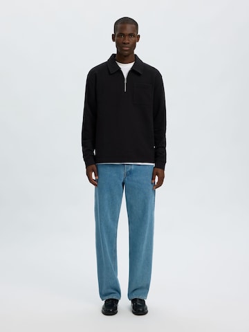 SELECTED - Sudadera en negro