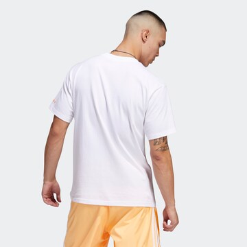 Tricou 'Trefoil' de la ADIDAS ORIGINALS pe alb