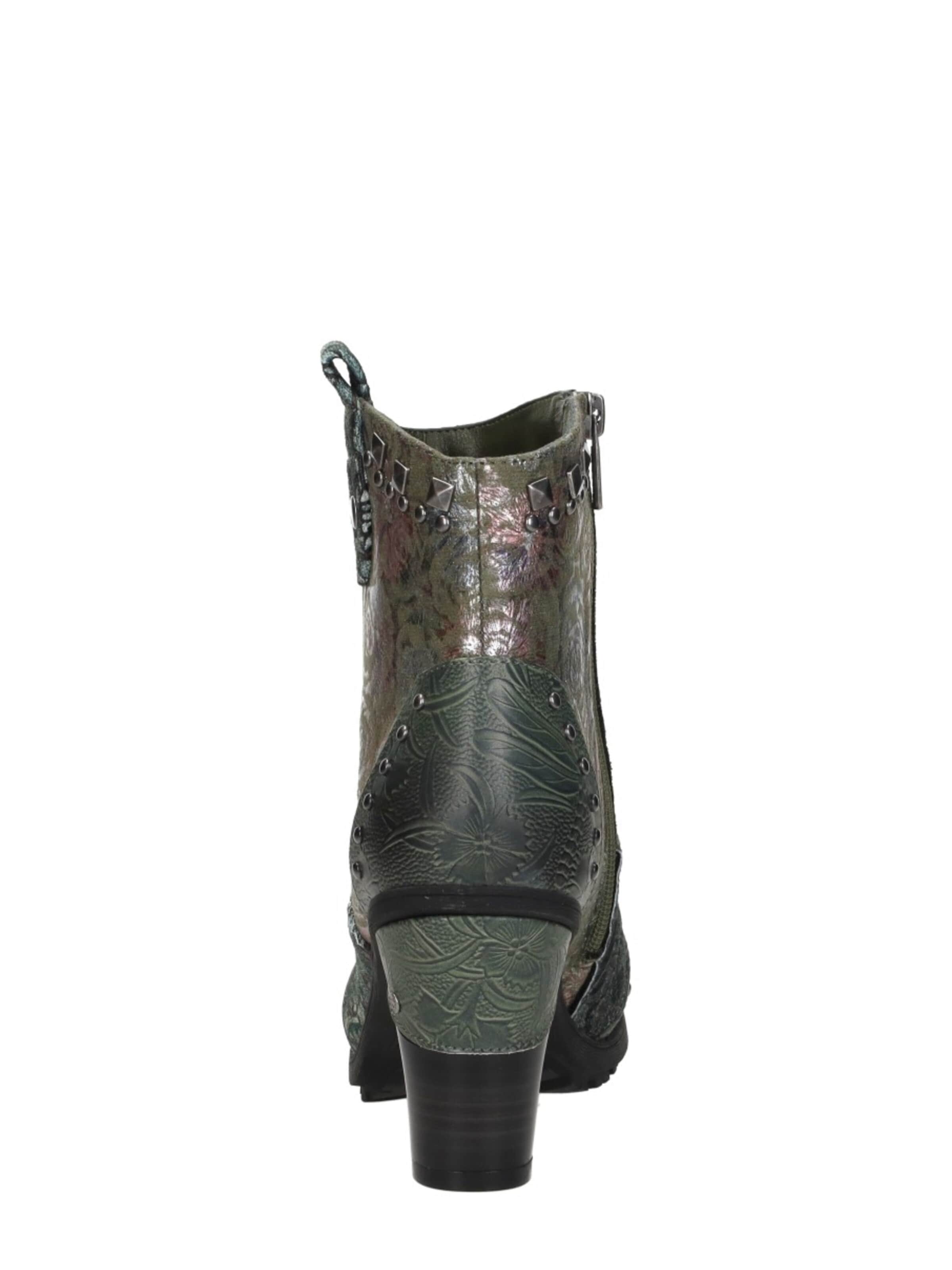 MUSTANG Boots 'Enkellaarsjes Hak' in Green