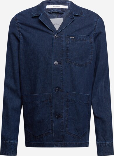 s.Oliver BLACK LABEL Overgangsjakke i blue denim, Produktvisning