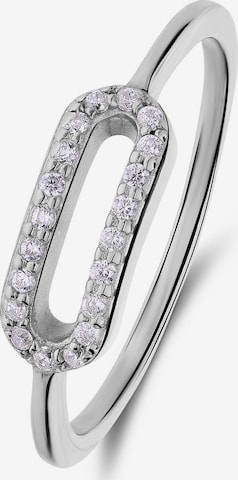 Lucardi Ring in Silber: Vorderseite