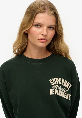 Sweat-shirt Superdry en vert