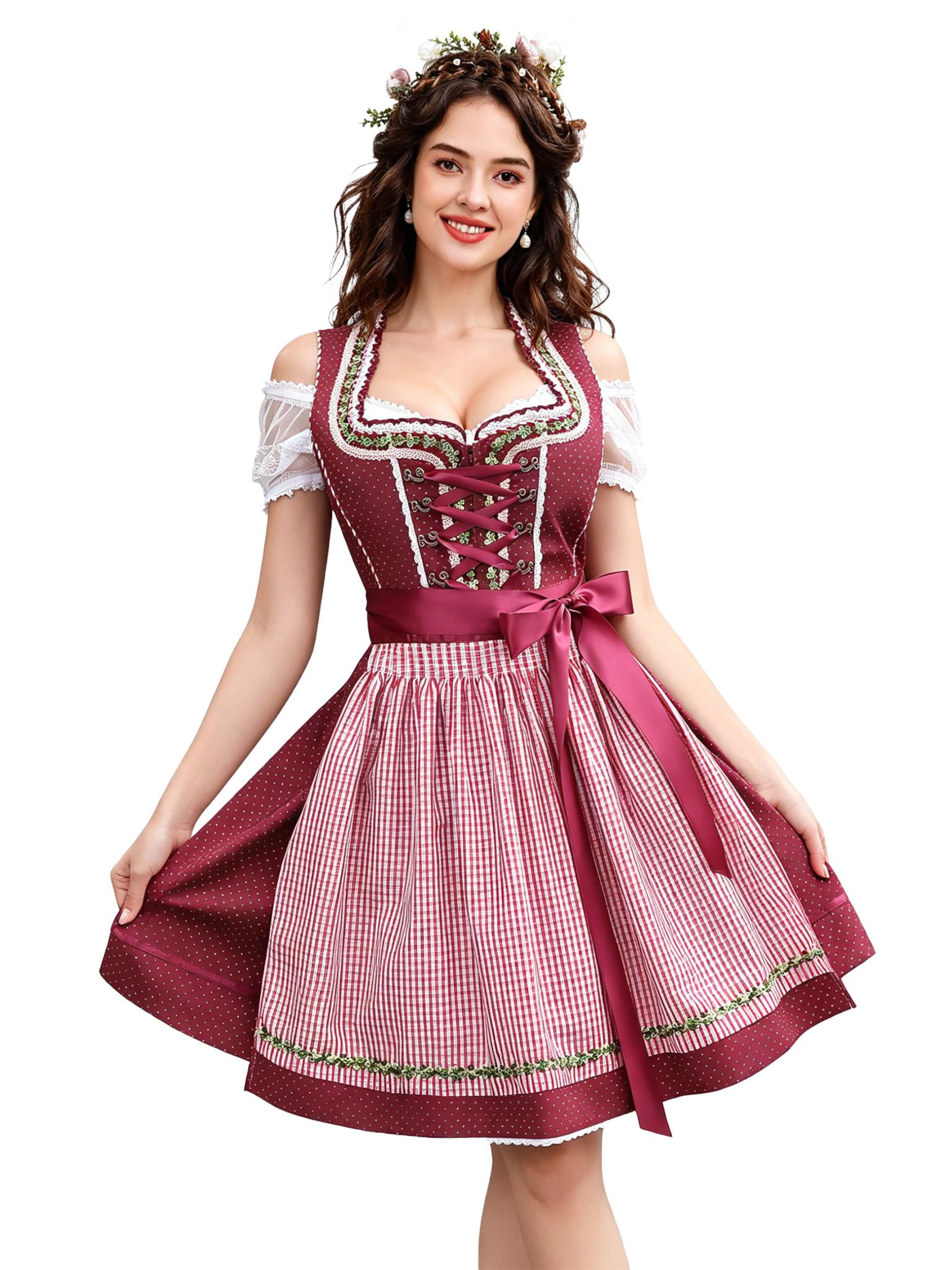 KoJooin Dress in Red: front