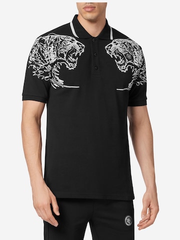 Plein Sport Poloshirt 'Tiger' in Schwarz