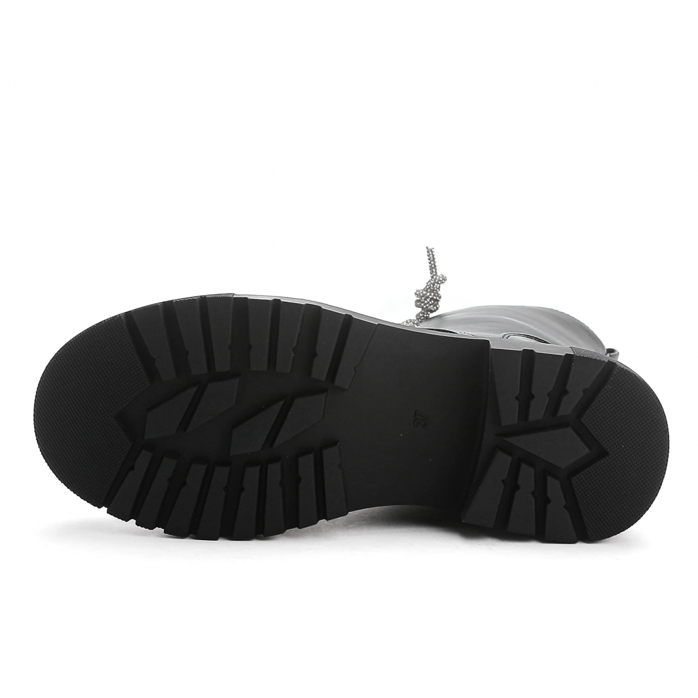 Bottines à lacets Elara en noir