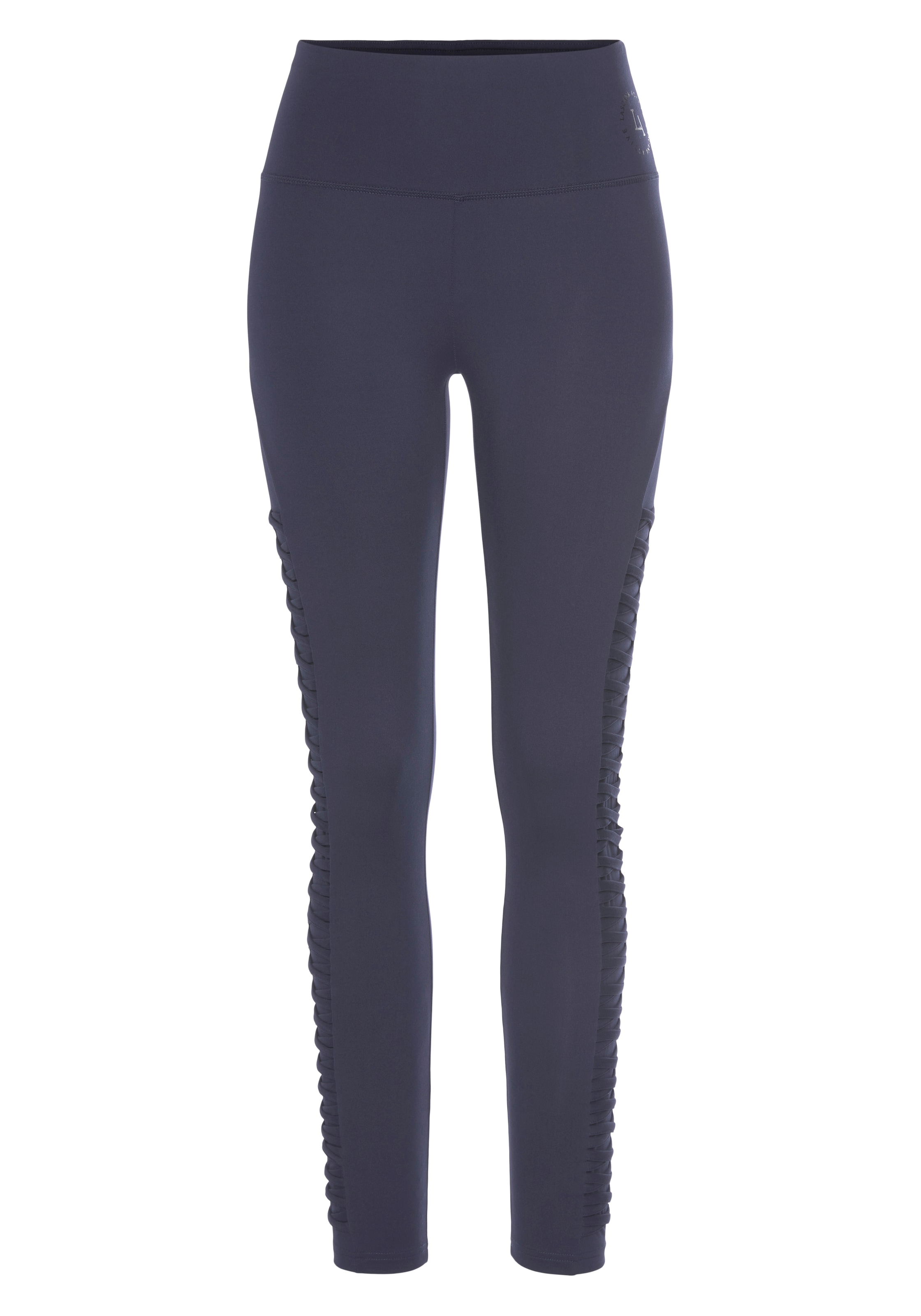 LASCANA ACTIVE Skinny Fit Спортен панталон в синьо: отпред